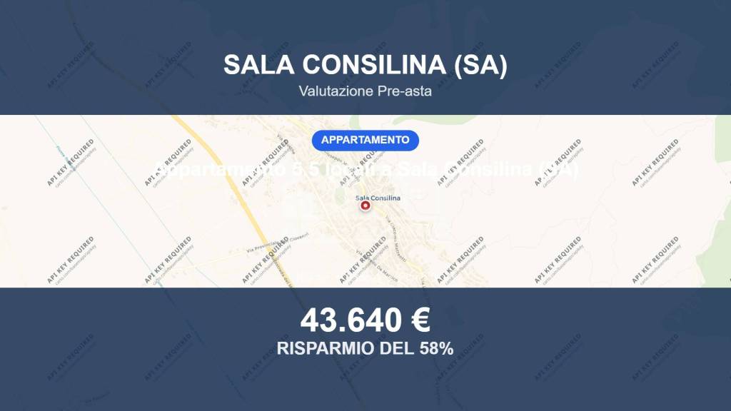 appartamento in vendita a Sala Consilina in zona San Rocco
