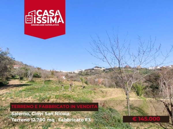 terreno agricolo in vendita a Salerno in zona Giovi Altimare