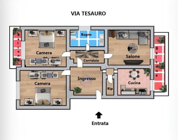 appartamento in vendita a Salerno in zona Torrione