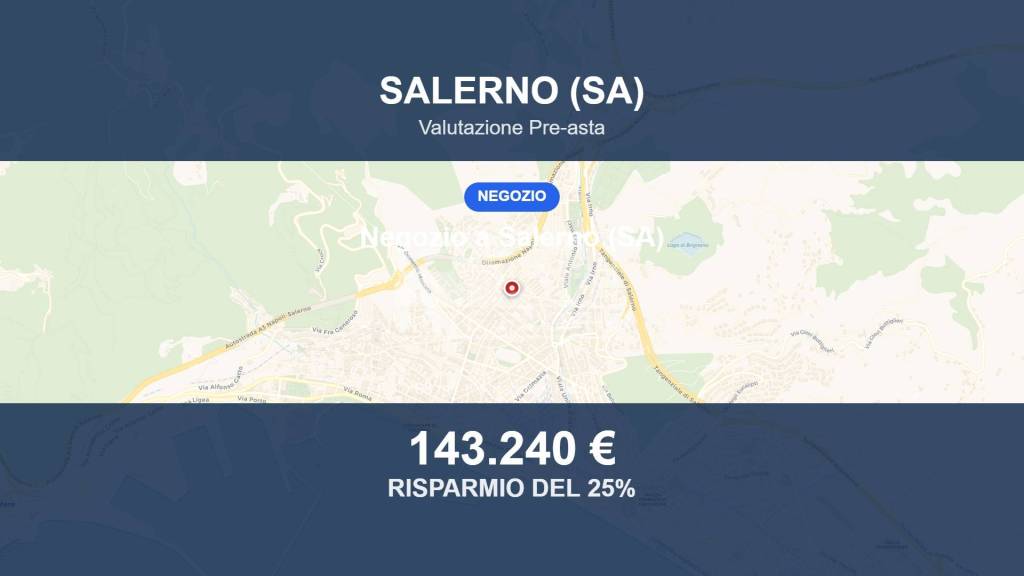 negozio in vendita a Salerno in zona Centro Città
