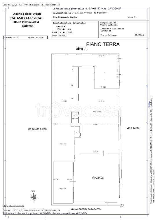 casa indipendente in vendita a Salerno in zona Matierno