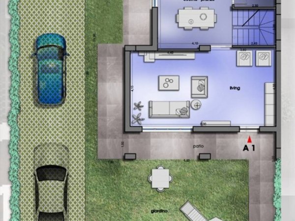 casa indipendente in vendita a San Cipriano Picentino in zona Pezzano