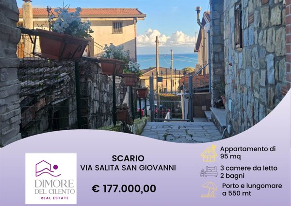 appartamento in vendita a San Giovanni a Piro in zona Scario