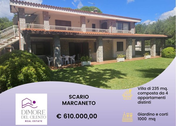 casa indipendente in vendita a San Giovanni a Piro in zona Scario