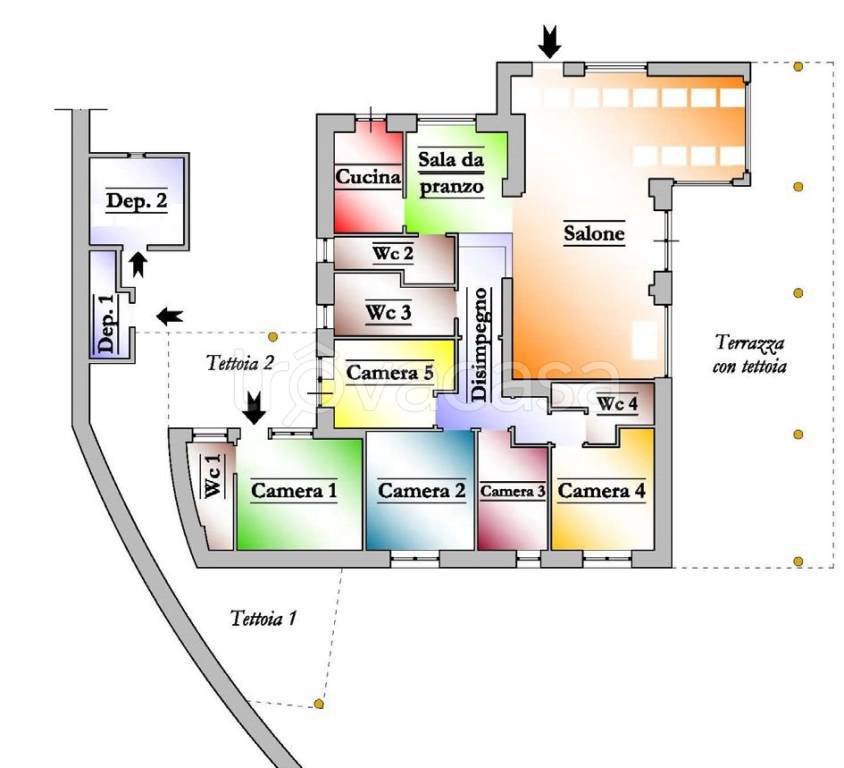casa indipendente in vendita a San Giovanni a Piro in zona Scario