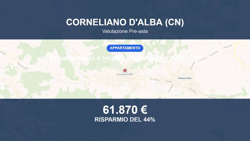 appartamento in vendita a Corneliano d'Alba