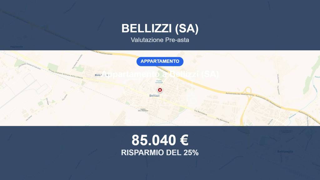 appartamento in vendita a Bellizzi in zona Bivio Pratole