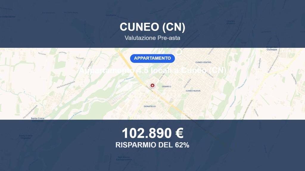 appartamento in vendita a Cuneo in zona San Rocco Castagnaretta