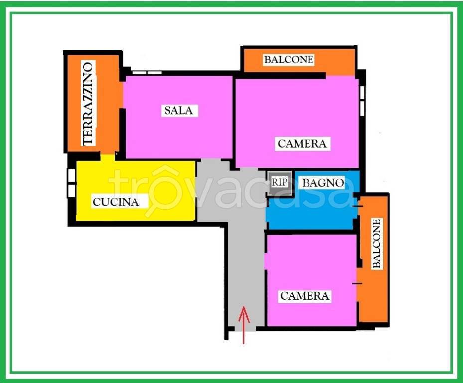 appartamento in vendita a Fossano