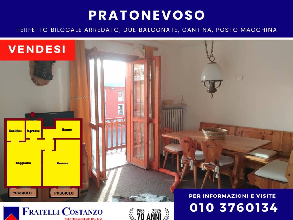 appartamento in vendita a Frabosa Sottana in zona Prato Nevoso
