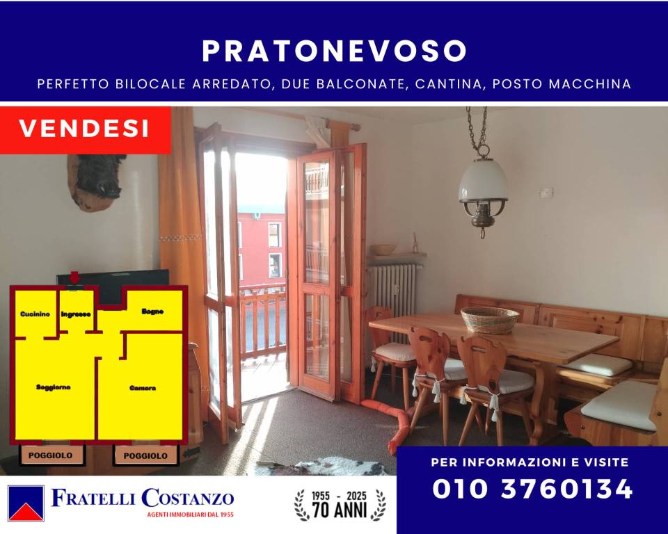appartamento in vendita a Frabosa Sottana in zona Prato Nevoso