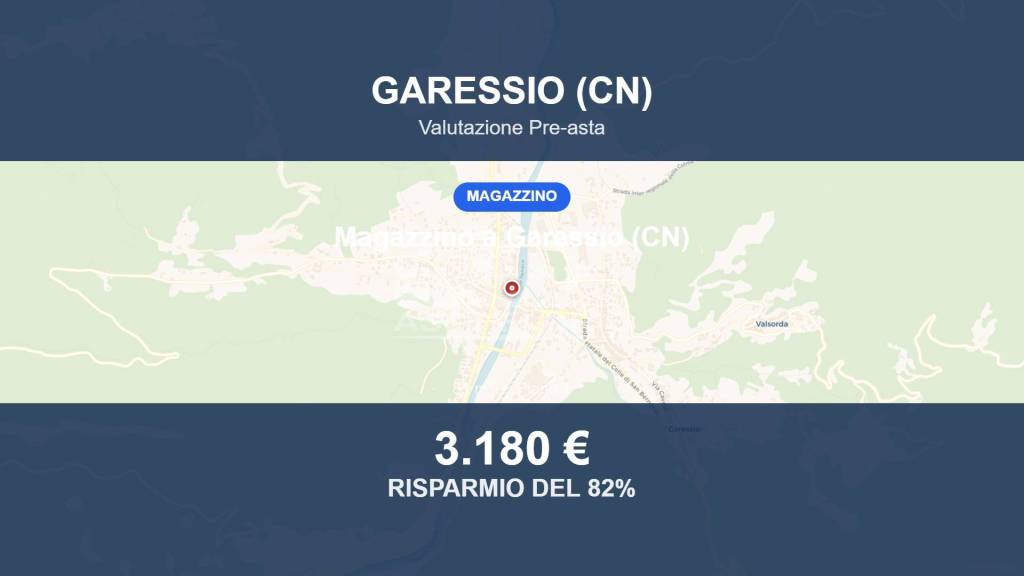 locale commerciale in vendita a Garessio